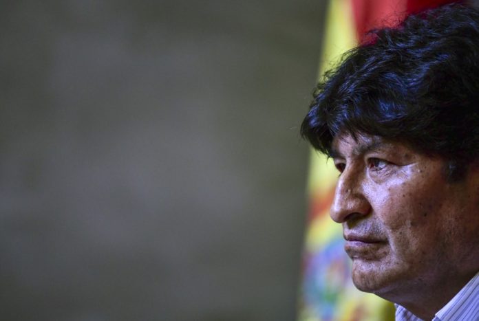 Evo Morales deseo senador