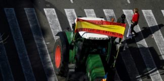 Manifestaciones en Valencia de agricultores