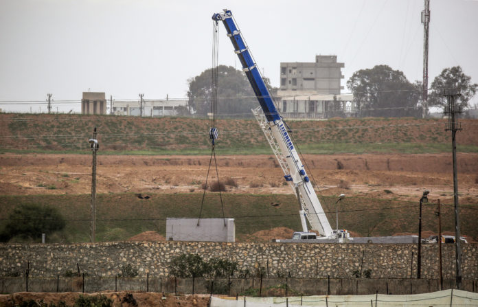 Construyen muro entre Egipto y Garza
