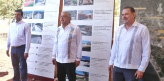 Andrés Manuel López Obrador inauguró obras en Bahía de Banderas