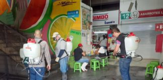 Realizan limpieza del mobiliario urbano en 92 mercados y en las zonas comerciales de Obregón y Medrano