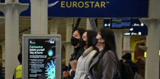 Pasajeros del tren Eurostar deberán llevar mascarilla