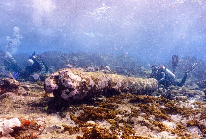 Localizan restos de naufragio de hace más de 200 años en el sureste de México