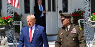 Pentágono plena disputa West Point acto academia participa Trump
