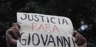 víctimas manifestaciones Giovanni