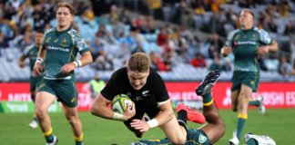 Paliza de los All Blacks a Australia (43-5) en el debut del Rugby Championship