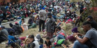Caravana de migrantes hondureños