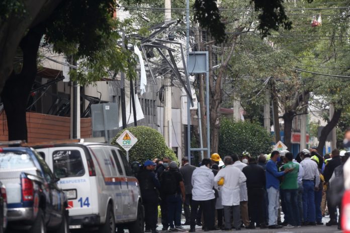 Una explosión en un edificio de la Ciudad de México deja al menos 22 heridos