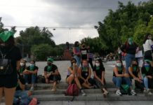 mujeres marchan en Guadalajara