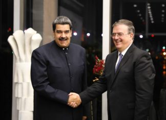 Presidente de Venezuela, Nicolás Maduro, llega a México para reunión de la CELAC