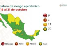 Jalisco se queda en semáforo amarillo