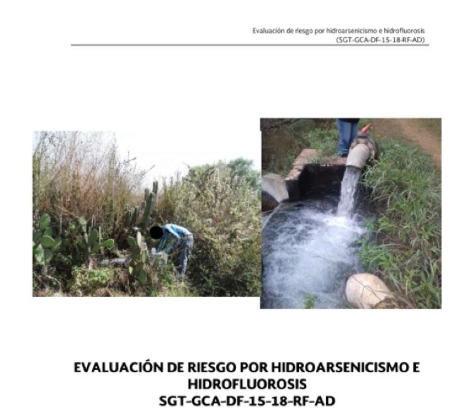 Informe entregado en 2015 a la Conagua por el Instituto Mexicano de Tecnología del Agua.