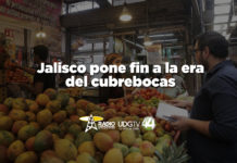 Jalisco quita cubrebocas