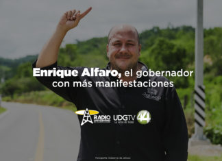 manifestaciones contra Enrique Alfaro